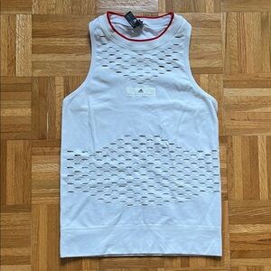 ADIDAS BY STELLA MCCARTNEY Barricade White Training Running Tank Top M